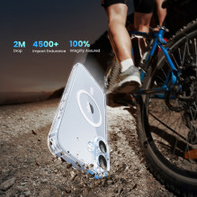 Ugreen Classy skaidrus magnetinis dėklas, skirtas iPhone 16 Plus – skaidrus