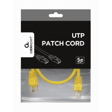 PATCH CABLE CAT5E UTP 0.25M / YELLOW PP12-0.25M / Y GEMBIRD PATCH CABLE CAT5E UTP 0.25M / YELLOW PP12-0.25M / Y GEMBIRD