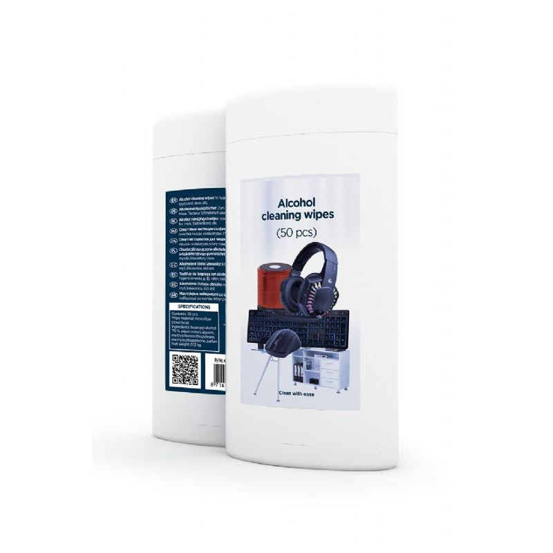 CLEANING WIPES 50PCS / CK-AWW50-01 GEMBIRD