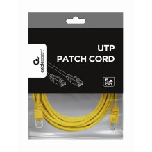PATCH CABLE CAT5E UTP 5M / YELLOW PP12-5M / Y GEMBIRD PATCH CABLE CAT5E UTP 5M / YELLOW PP12-5M / Y GEMBIRD