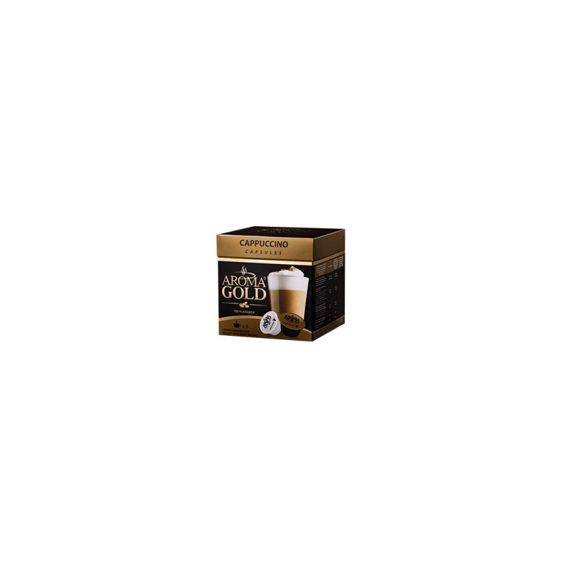 Kavos kapsulės AROMA GOLD Capuccino 186, 4g.
