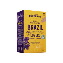 Ground coffee Lofbergs Brazil Single Origin Rainforest 450g
