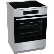 „Gorenje GEIT6C60XPG“ viryklė Laisvai pastatoma viryklė Indukcinė kaitlentė su zonine kaitlente A