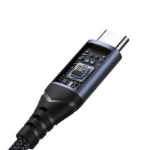 Adapteris Joyroom ' SY-C01' juodas 14cm (Input: 'Type-C' / Output: AUX)