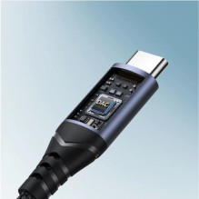Adapter Joyroom 'SY-C01' black 14cm (Input: 'Type-C' / Output: AUX)
