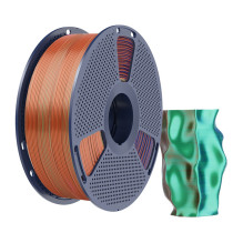 Sunlu PLA+ Silk Tri-Color Filament (orange, blue, and green) Sunlu PLA+ Silk Tri-Color Filament (orange, blue, and green)