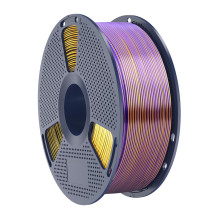 Sunlu PLA+ Silk Tri-Color Filament (Black, Gold, and Purple) Sunlu PLA+ Silk Tri-Color Filament (Black, Gold, and Purple)