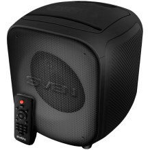 Speaker SVEN PS-555, black, power output 65 W (RMS), TWS, Bluetooth, USB, microSD, RC, lithium battery