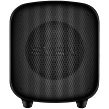 Speaker SVEN PS-555, black, power output 65 W (RMS), TWS, Bluetooth, USB, microSD, RC, lithium battery