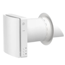 Rekuperatorius 46m2 patalpai, Wi-Fi, Tuya, su drėgmės jutikliu, baltas