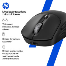 Belaidė Pelė - HP 700 Įkraunama 6000 DPI 8 Mygtukai USB Type-C