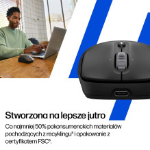 Wireless Mouse - HP 700 Rechargeable 6000 DPI 8 Buttons USB Type-C