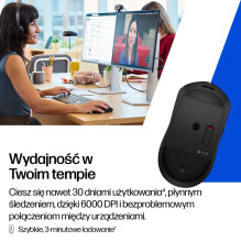 Wireless Mouse - HP 700 Rechargeable 6000 DPI 8 Buttons USB Type-C