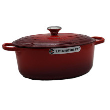 Virtuvės Indai - Le Creuset Signature Ovalus Keptuvė 31cm Vyšninė Raudona Virtuvės Indai - Le Creuset Signature Ovalus Keptuvė 31cm Vyšninė Raudona