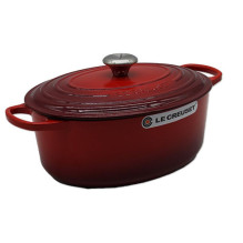 Cookware - Le Creuset Signature Oval Frying Pan 31cm Cherry Red