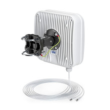 „QuWireless“ lauko antena „QuPanel LTE HP MIMO 2x2“, 10 m kabeliai