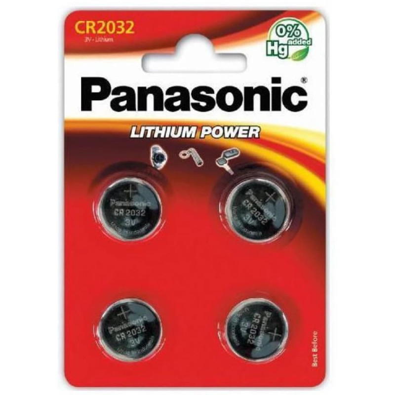 Battery Panasonic Lithium CR2025 (4 pcs.)