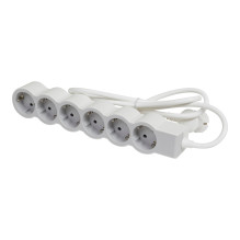 6-way extension cord with grounding Legrand 694565 (gray, 3m)