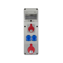 PawBol B.SLIM-6S-14-S plastic panel 6 mod (2x16A / 250V 1x32A / 5P 1x16A / 5P)