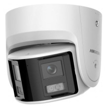 Hikvision dome DS-2CD2347G2P-LSU / SL(C) F2.8 (balta, 4 MP, 30 m. LED ColorVu, panoraminė 180°)