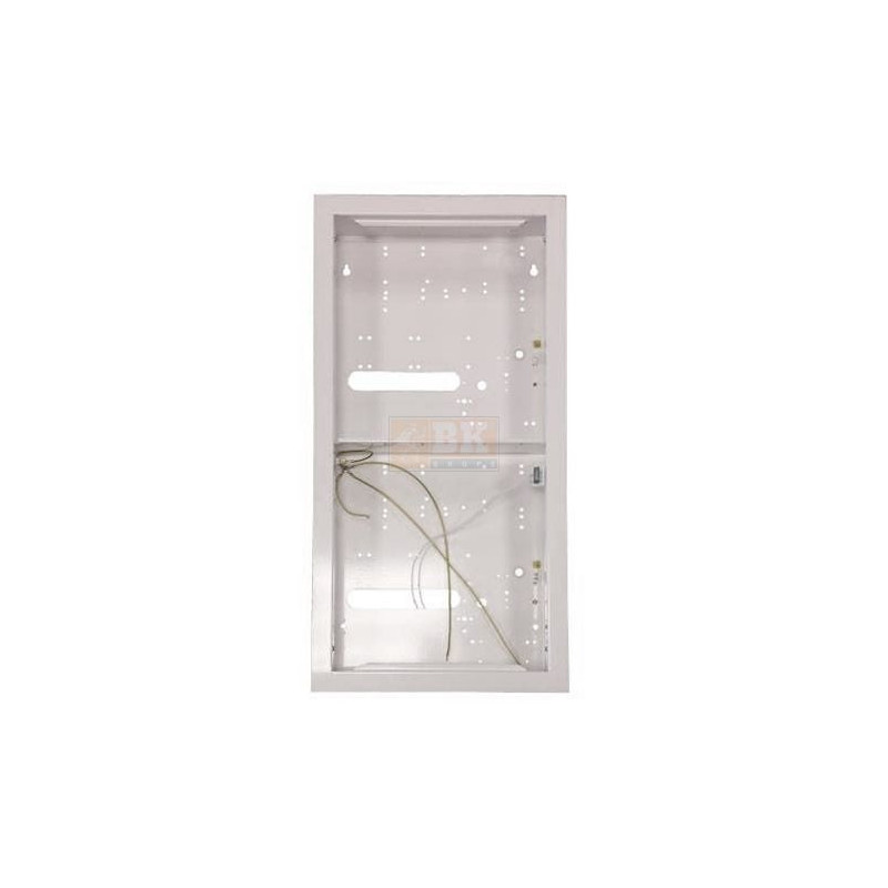 Didelis įleidžiamas metalinis korpusas nuimumu rėmeliu FLBOX280 (550x280x80mm, baltas)