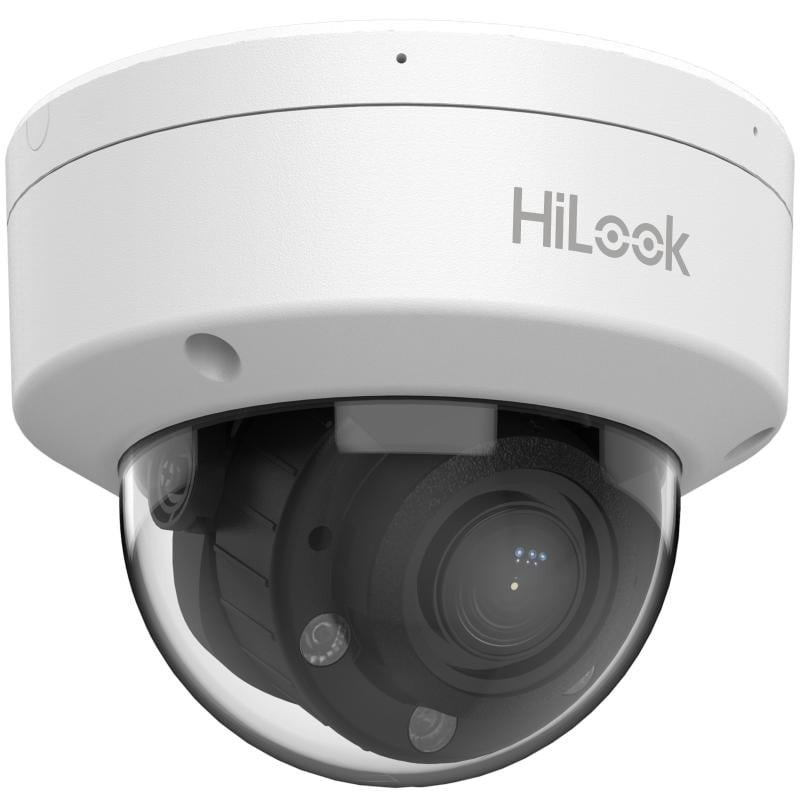 HiLook dome IPC-D640HA-LZU F2.8-12 (white, 4 MP, 30 m IR, 30 m LED, Hybrid Light)