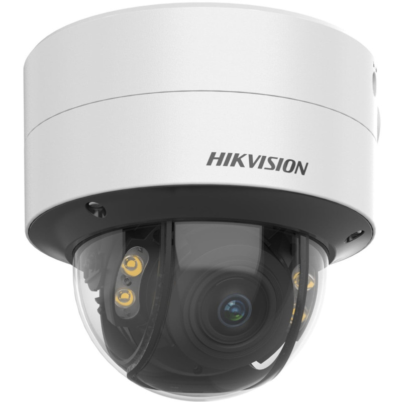 Hikvision dome DS-2CD2747G2-LZS F3.6-9 (white, 4 MP, 40 m. LED, ColorVu)