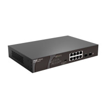 10-port switch Ruijie Reyee RG-ES110GDS-P (Unmanaged, 8 x PoE+)