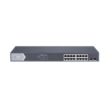 18 prievadų, 16 PoE prievadų komutatorius Hik-vision DS-3E1518P-SI