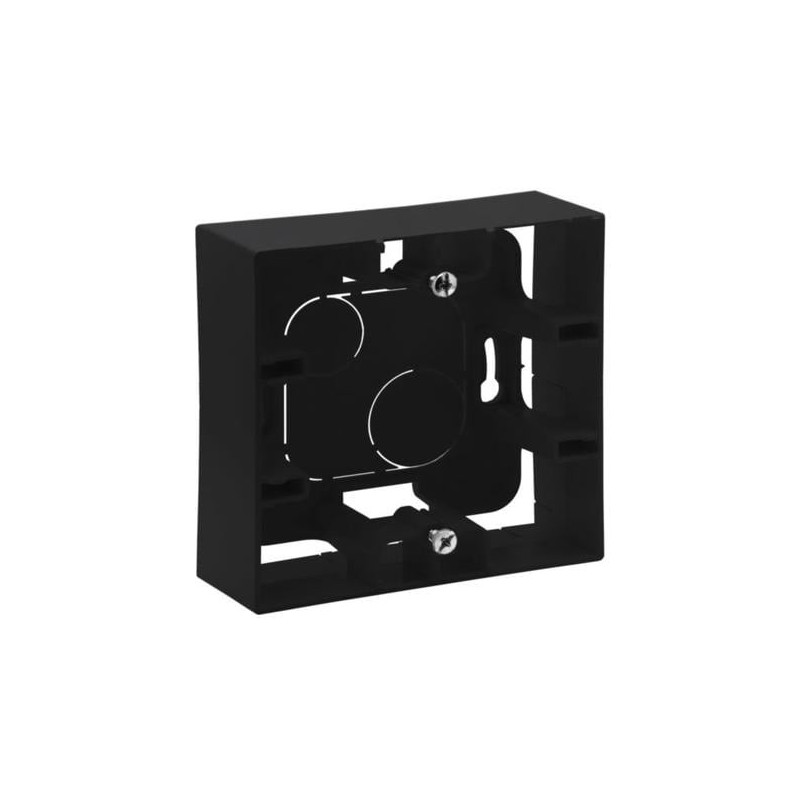 Top box Niloe Step Legrand 863597 (black, 1 mod, 10 pcs.)