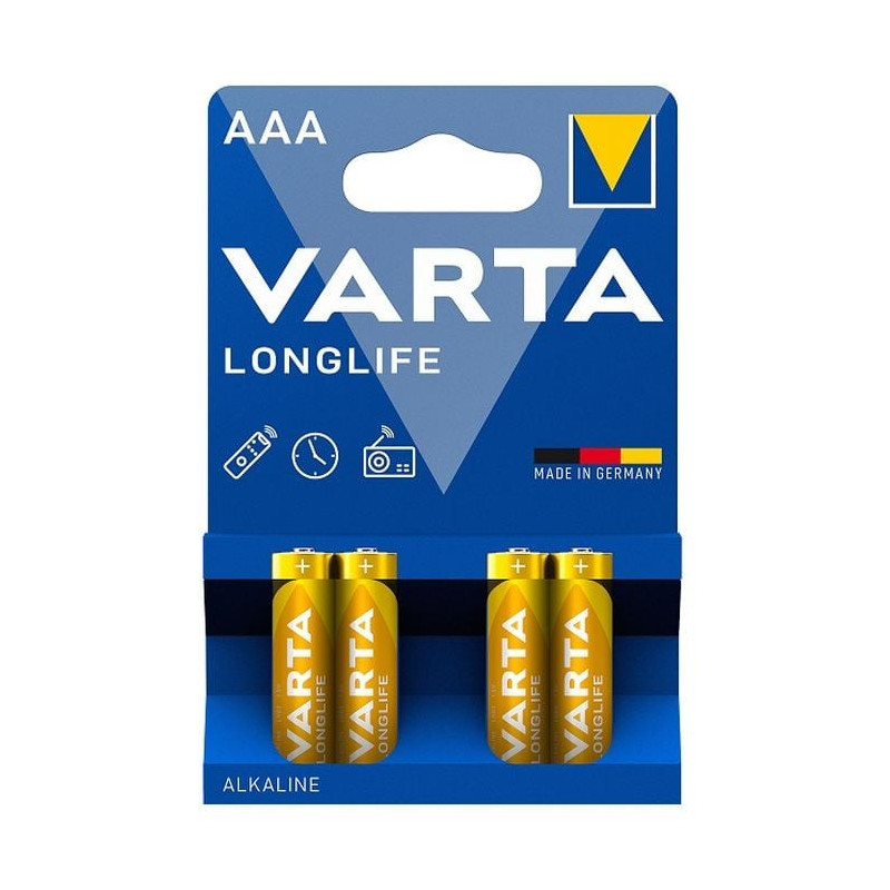 Baterija VARTA Alkaline Longlife LR03 / AAA (4 vnt.)