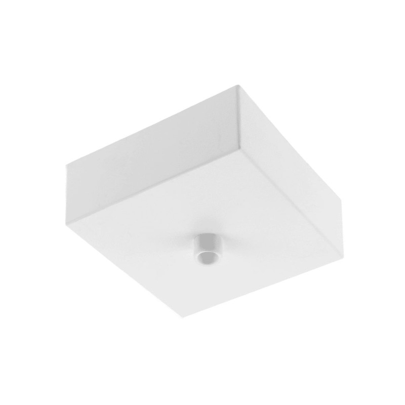 Ceiling lamp base white square GTV AE-MAS80X80-10 (80x80x30mm)