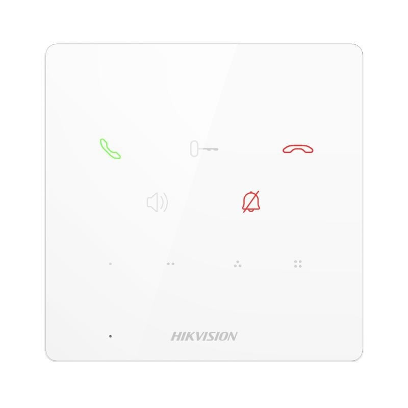 Doorphone indoor station, without screen, Hikvision DS-KH6000-E1 (WHITE)