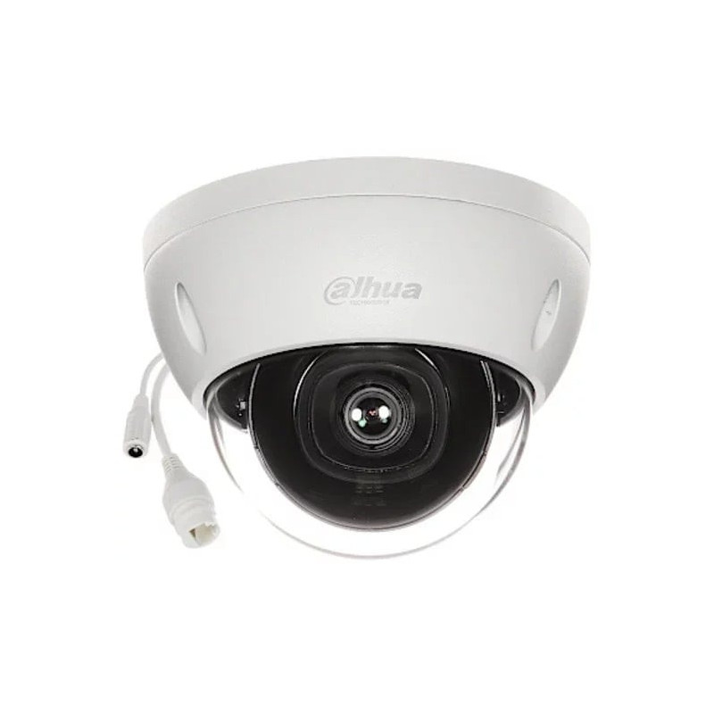 Dahua Dome IPC-HDBW2441E-S-0280B F2.8 (White, 4MP, 95°, IR 30m, IP67, IK10)