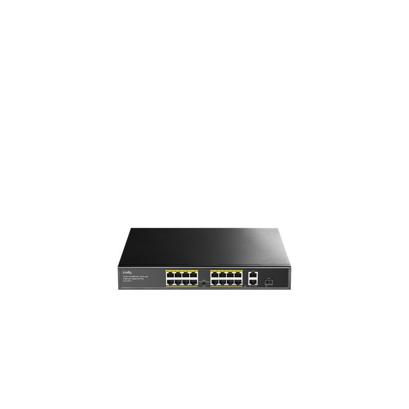 16-port switch CUDY FS1018PS1 (Unmanaged, PoE)