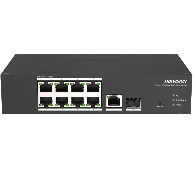 Hikvision 10-port 8 PoE port switch DS-3T1310P-SI/HS