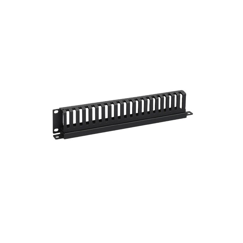 Cable management panel-comb 19" 1U LK-CM-0041 (horizontal, 24 compartments)