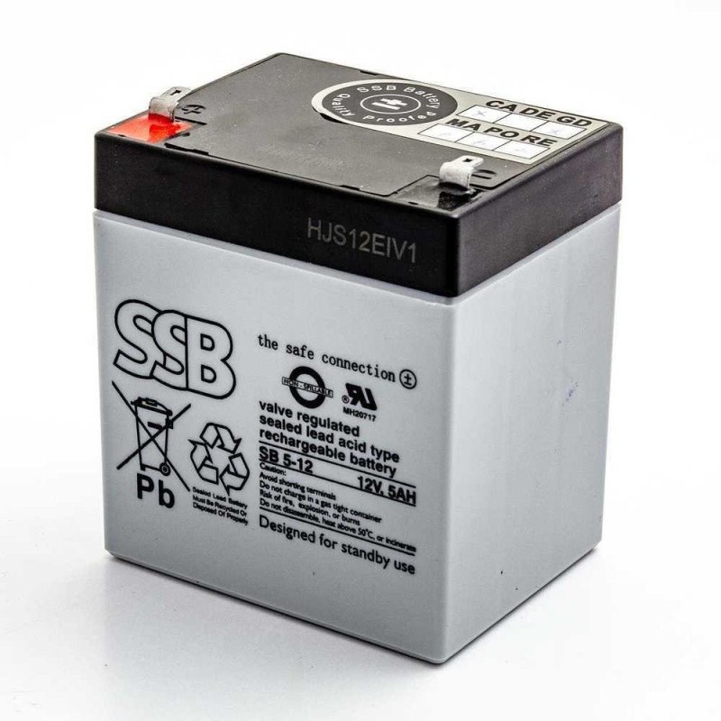 Battery (AGM) SSB SB (5Ah, 12V, F1, VRLA)