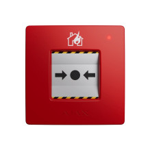 Wireless fire alarm button Ajax Manual Call Point 60815.171.NC1 (red)