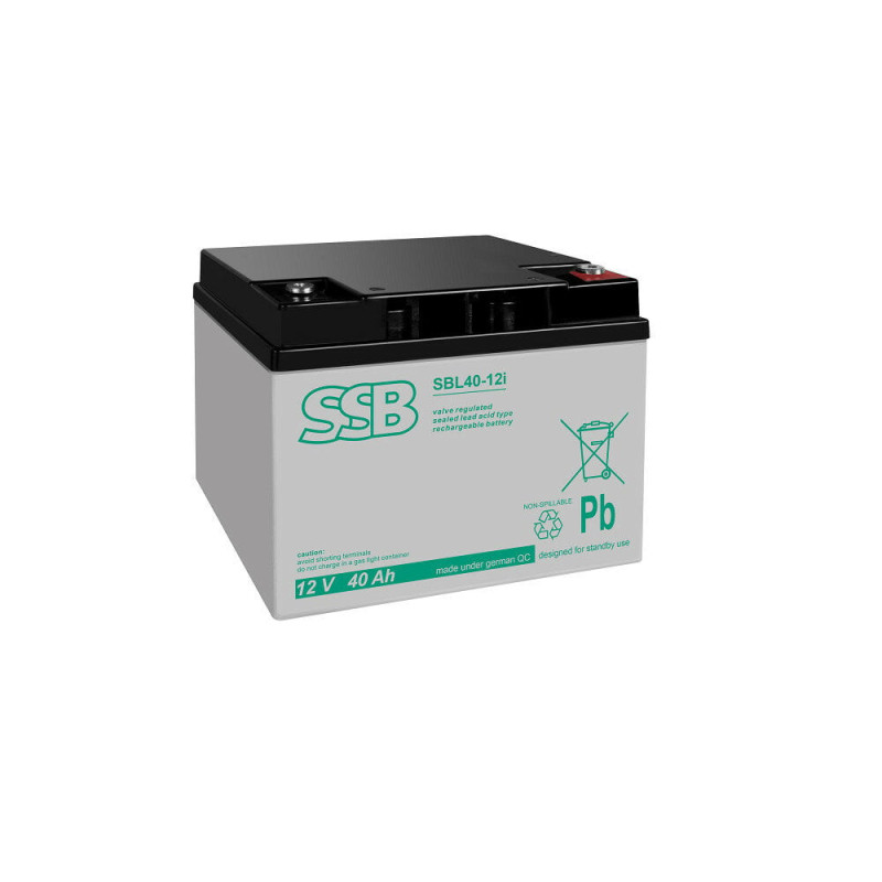 Battery (AGM) SSB SBL (40Ah, 12V, F13 M6, VRLA)
