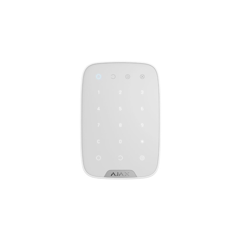 Bevielė klaviatūra Ajax Keypad 38249.12.WH1 (Balta)