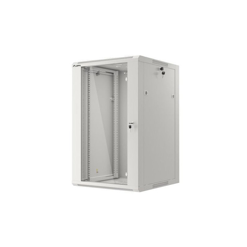 19'' wall-mounted switch cabinet 22U 600x600x1081.50mm (gray, unassembled, IP20) ASP2-6622