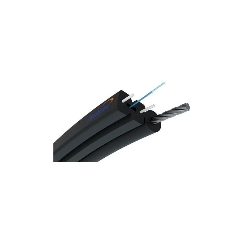 1 skaidulos vienmodis optinis kabelis FiberHome Micro EX.17344 (FTTH, G.657.A1, LSZH, 5.2mm, 600N)