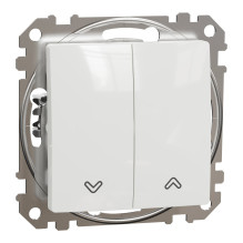 2 klavišų žaliuzių jungiklis Schneider Electric Sedna Design SDD111104 (baltas)