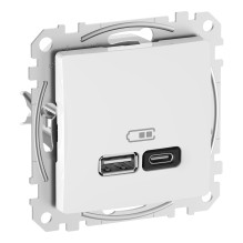USB + USB-C socket...