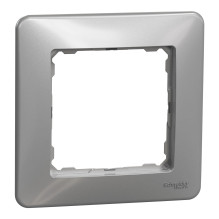 1-place frame Schneider Electric Sedna Design SDD313801 (aluminum)
