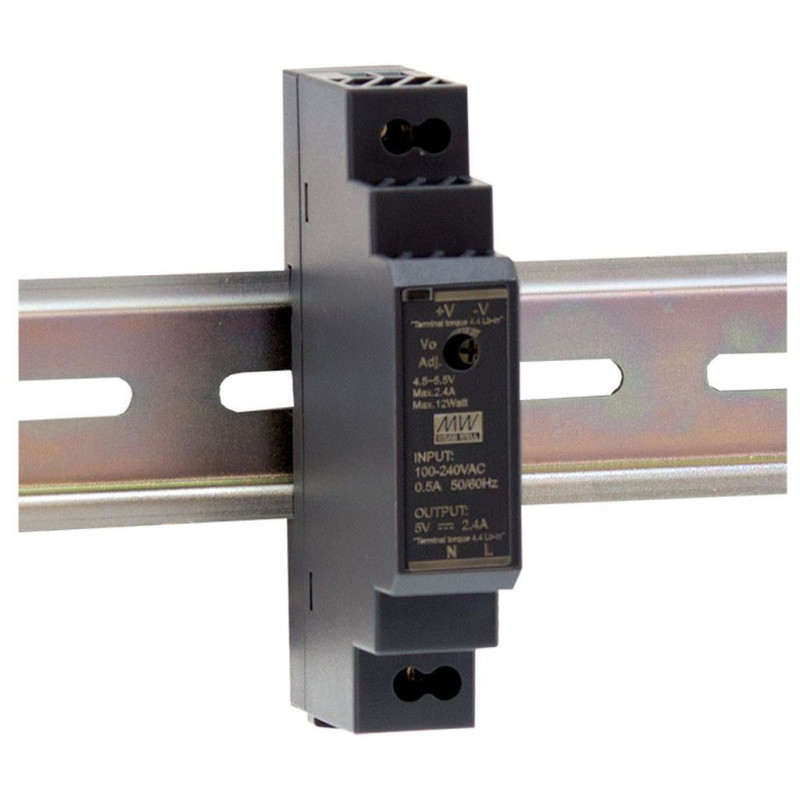 Switching power supply 12V 15W 1.25A, DIN rail mount, MEAN WELL, HDR-15-12