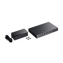 TP-LINK 5 prievadų 2.5G stalinis komutatorius su 4 prievadų PoE++ TP-LINK 5 prievadų 2.5G stalinis komutatorius su 4 prievadų PoE++