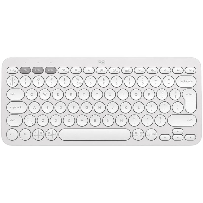 LOGITECH K380S Bluetooth klaviatūra - TONAL WHITE - JAV TARPTAUTINĖ