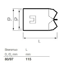 Drenažo vamzdžių aklė Wavin, Ø 80 mm Drenažo vamzdžių aklė Wavin, Ø 80 mm